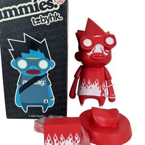 Tobyhk 2006 Kaching Dumb Dummies Red Ver Vinyl Toy